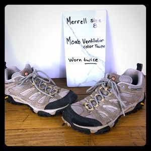 Women’s Merrell Moab suede hiking shoes